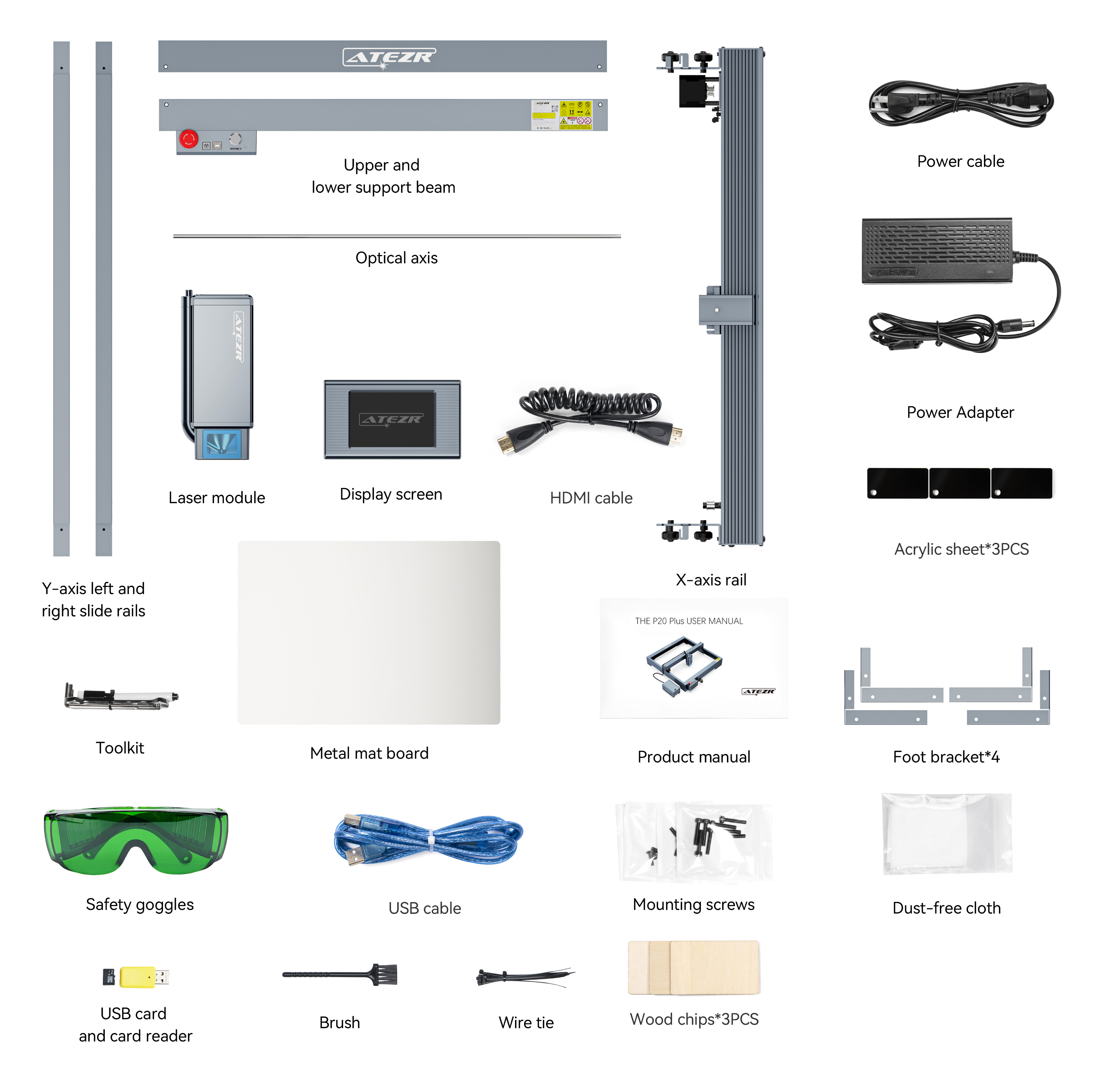 ATEZR P10 10W Laser Engraving Machine [Pre-oreder]