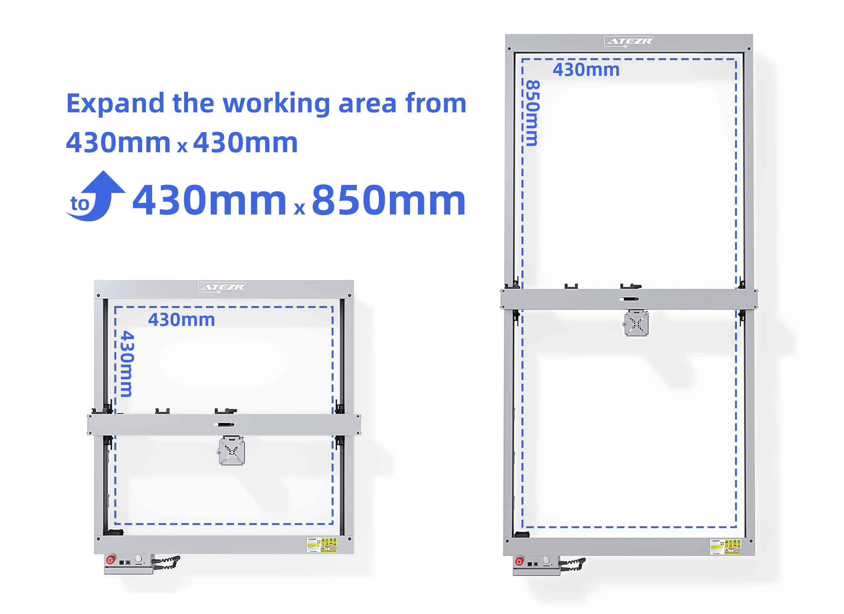 Atezr Laser Engraver Extension kit 