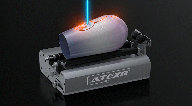 ATEZR KR Rotary Roller For Laser Engraving machine