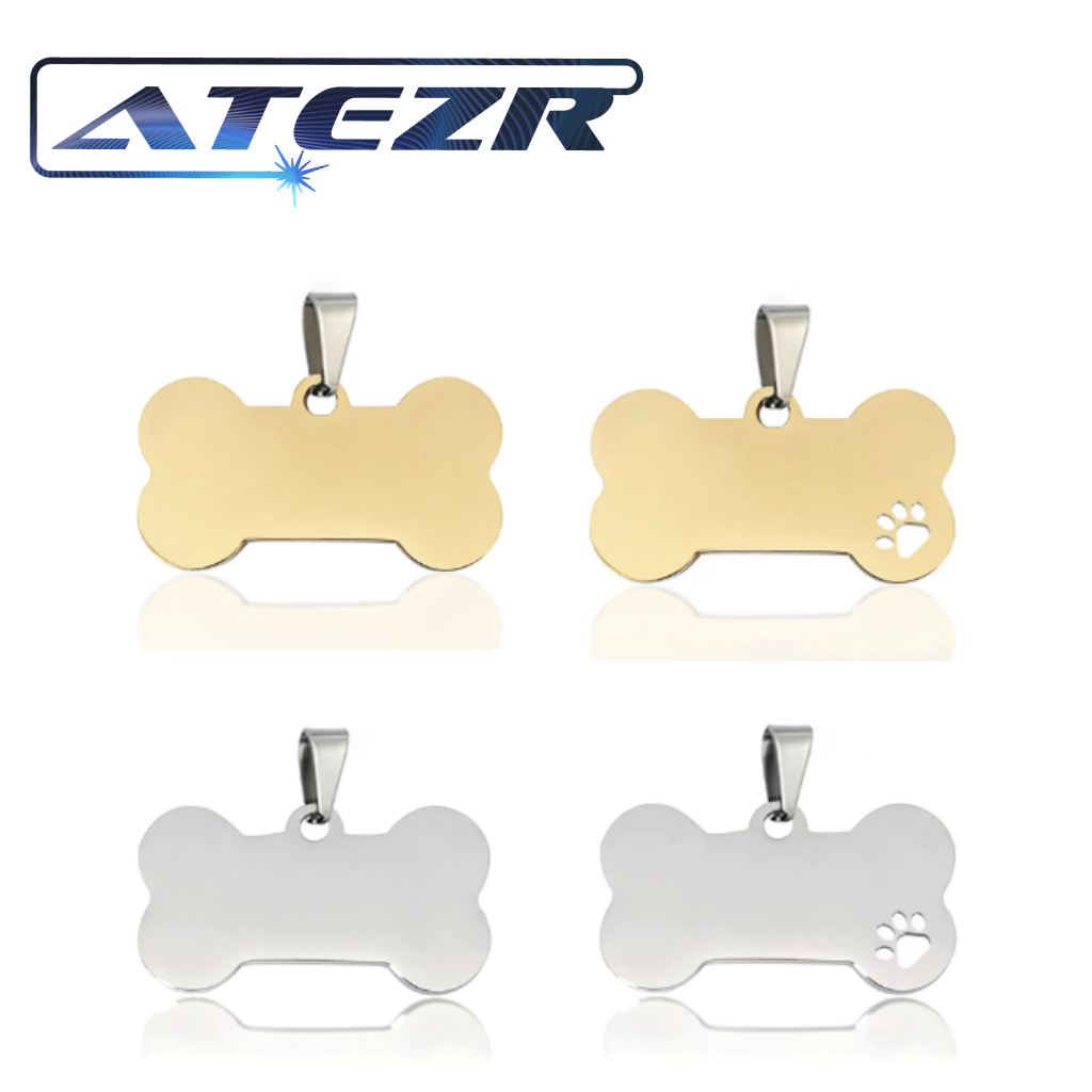 Metal DIY Dog Pet Tag (10pcs)