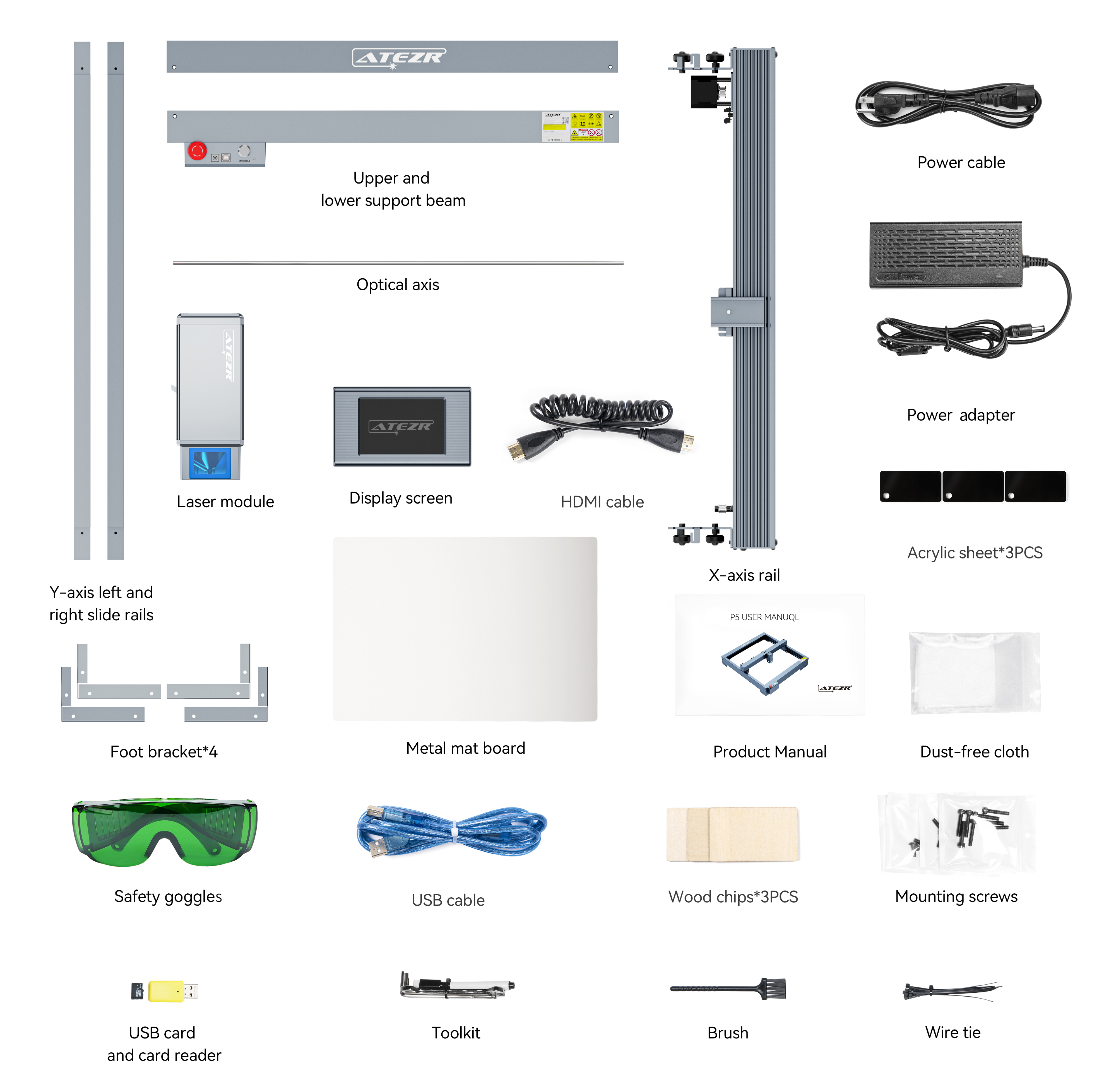ATEZR P5 5W Laser Engraving Machine [Pre-oreder]
