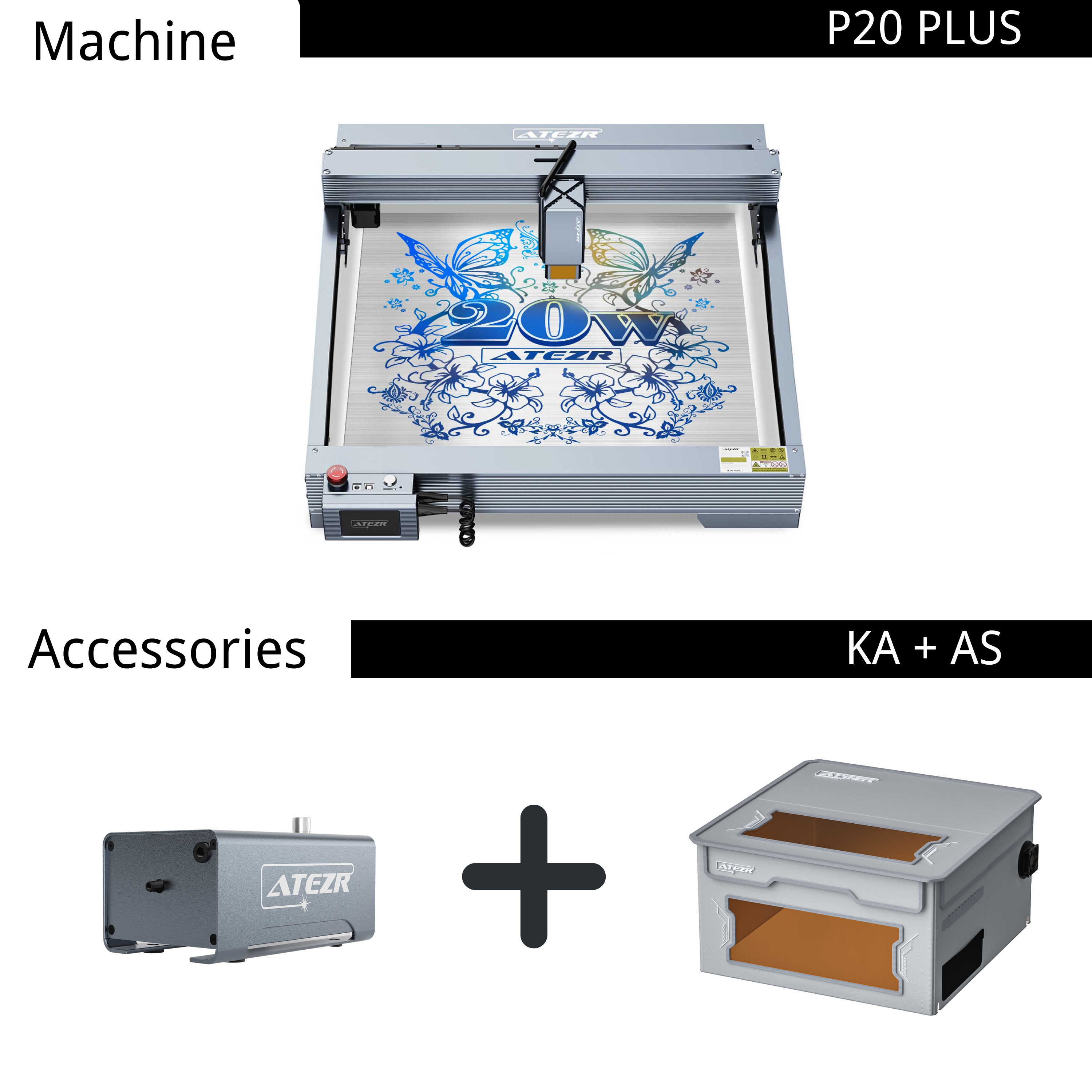ATEZR P20 PLUS with KA and AS Set