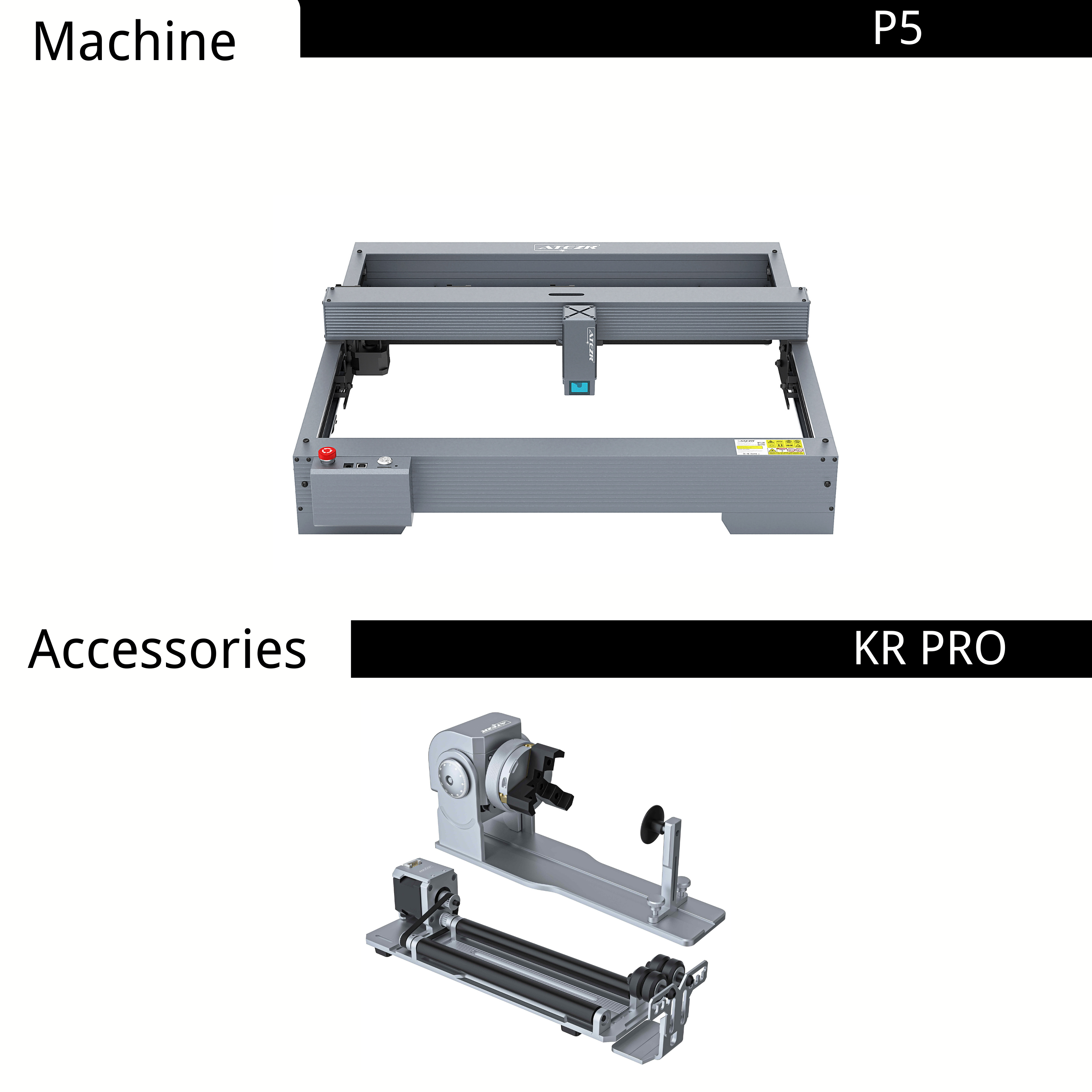 ATEZR P5 5W Laser Engraving Machine