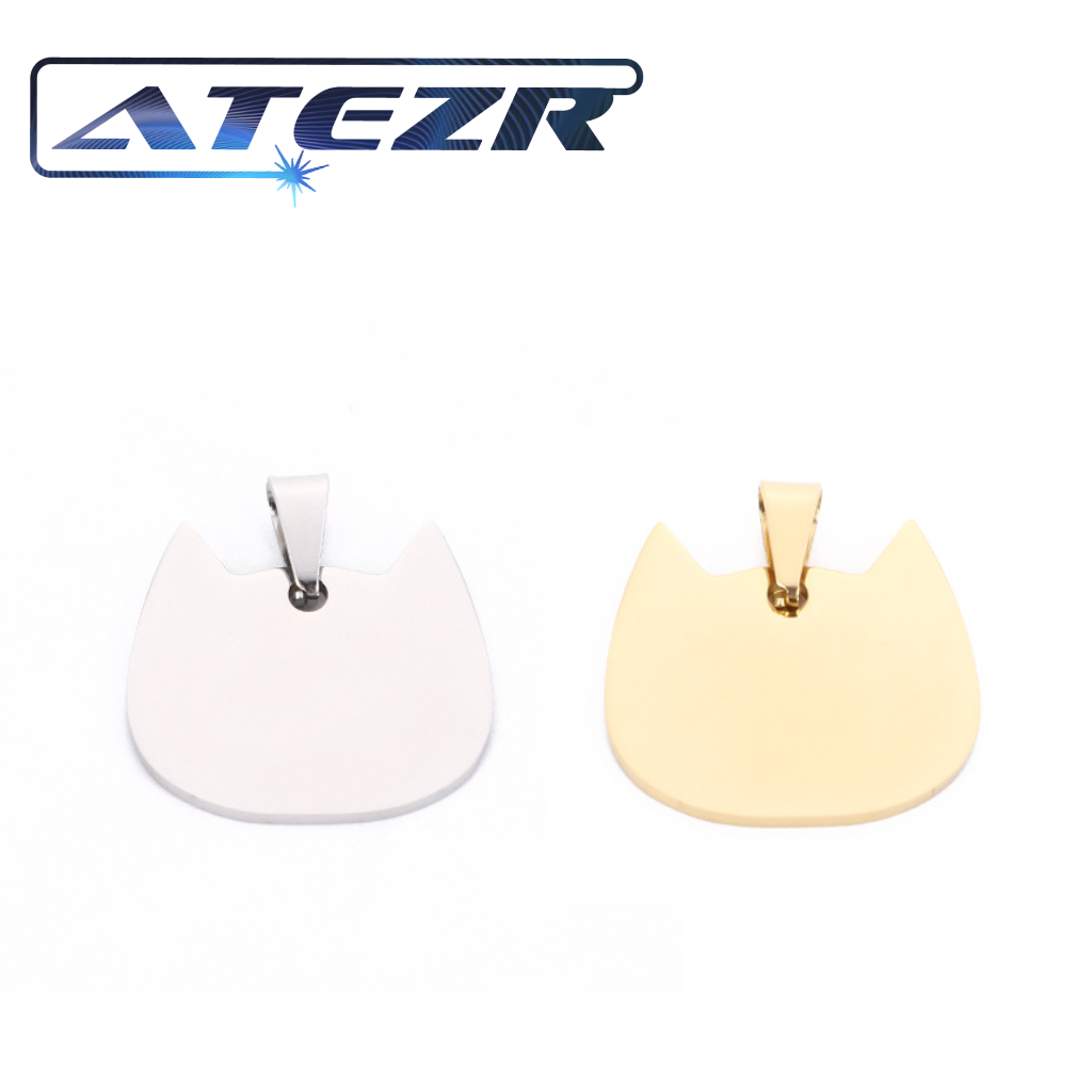 Stainless Steel DIY Cat Tag (10pcs)